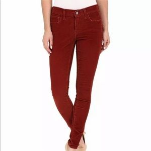Levis 710 Corduroy Wine Rust Skinny pants jeans